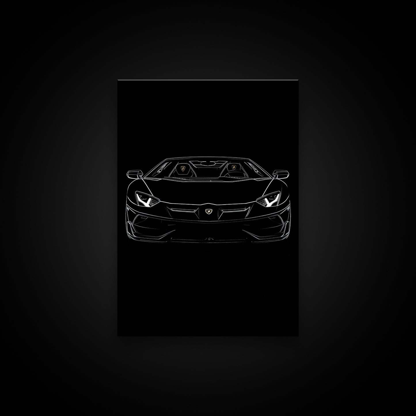 Lamborghini Aventador – Illuminated Poster