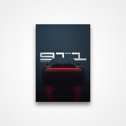 Porsche 911 992 Edition - Backlit Acrylic Poster