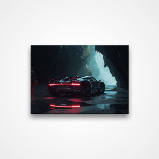 Bugatti Chiron Cave Escape - Backlit Acrylic Poster