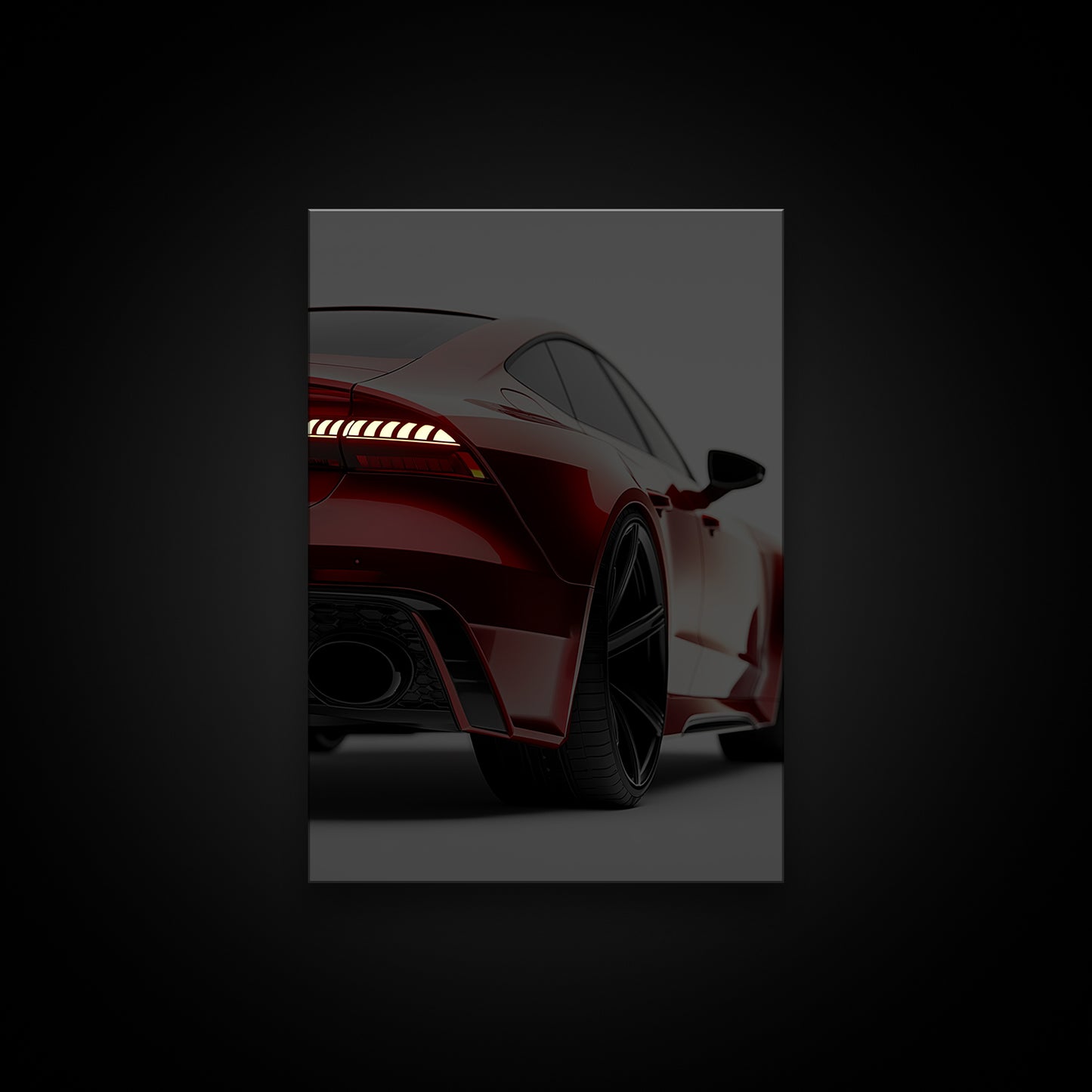 Audi RS7 C8 - Backlit Acrylic Poster